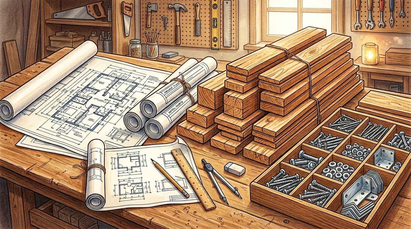 Получите чертежи и материалы